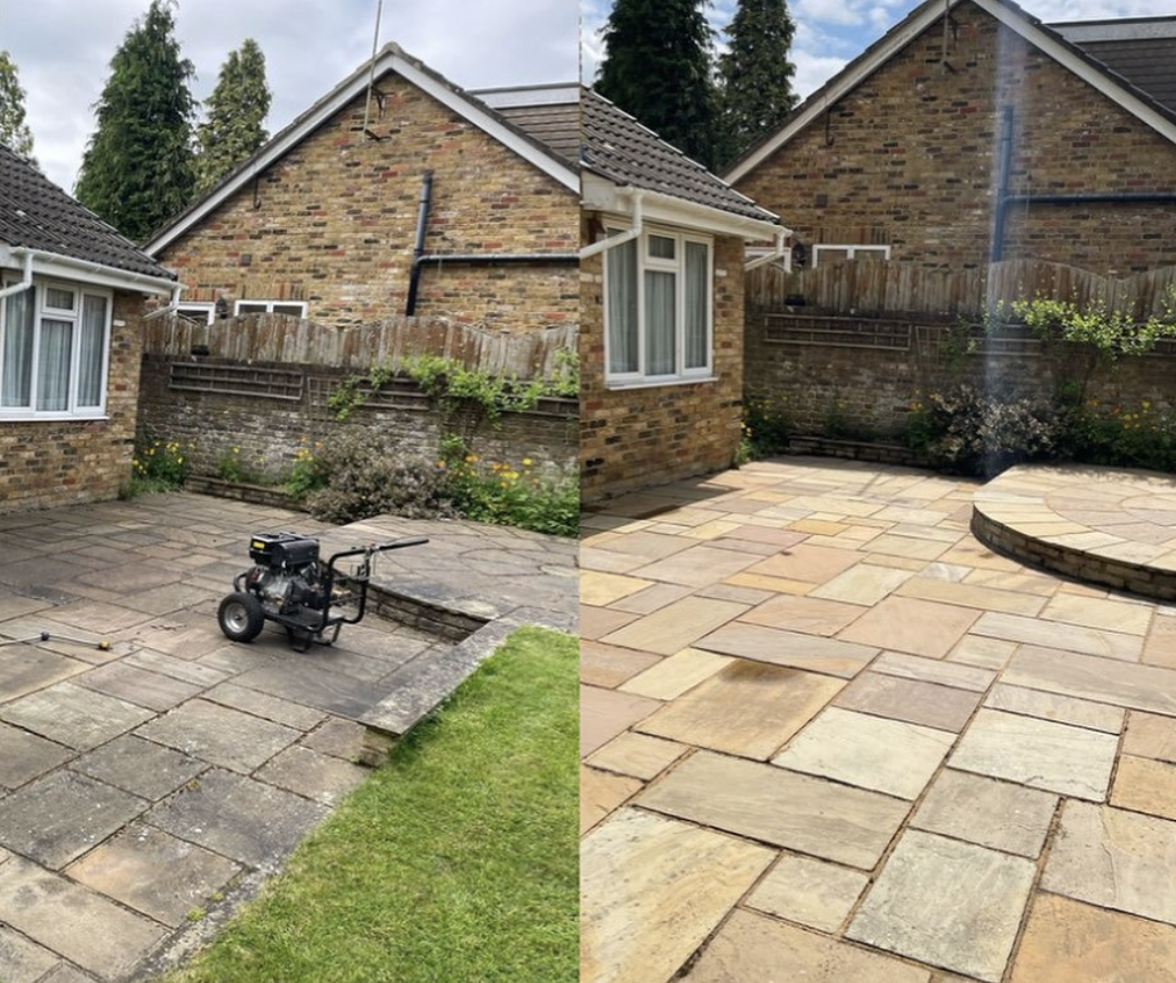 Patio & Driveway Deep Clean Pressure Washing Service